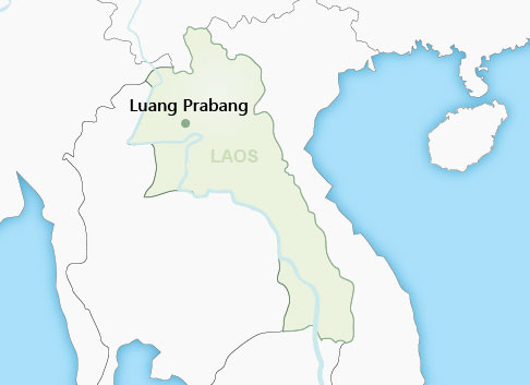 Luang Prabang Map