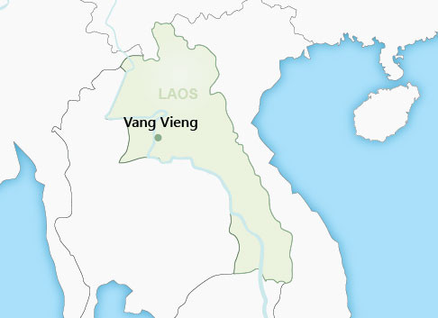 Vang Vieng Map