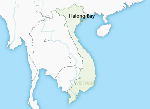 Halong Bay Map