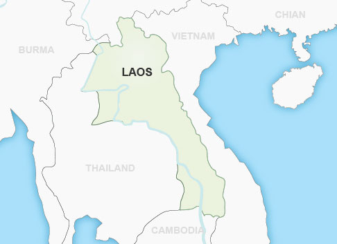 Laos Map